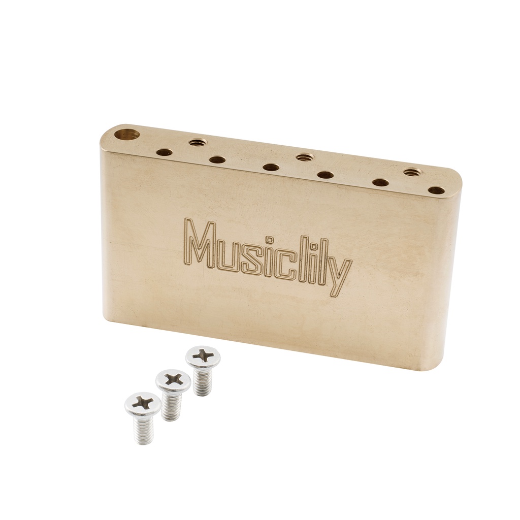 Musiclily Pro Ponte Tremolo Vintage 6 Viti In Acciaio Per Fender Stratocaster | Misura 56,5 Mm, Perfetto Per Chitarre Anni '50 E '60