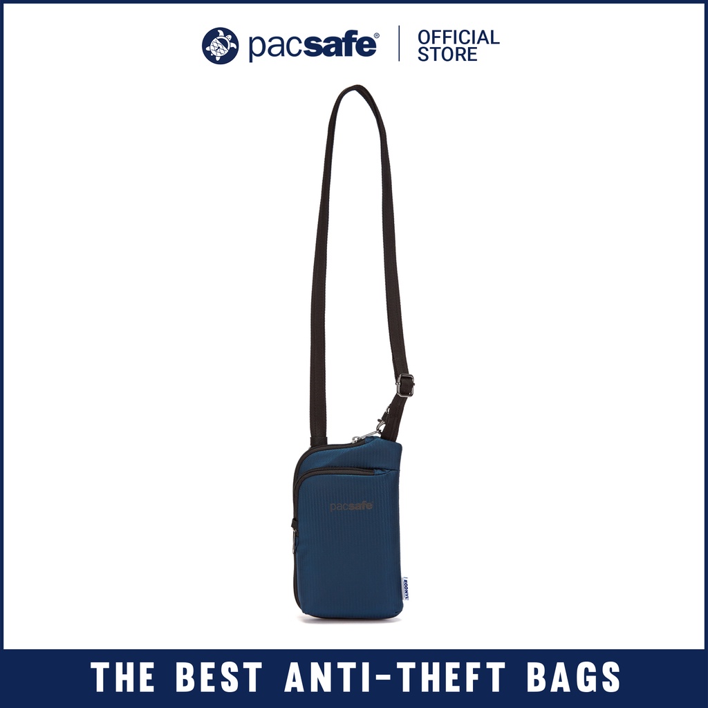 Borsa A Tracolla Pacsafe GO Tech Daysafe Antifurto Con Protezione RFID - Rosso Granato