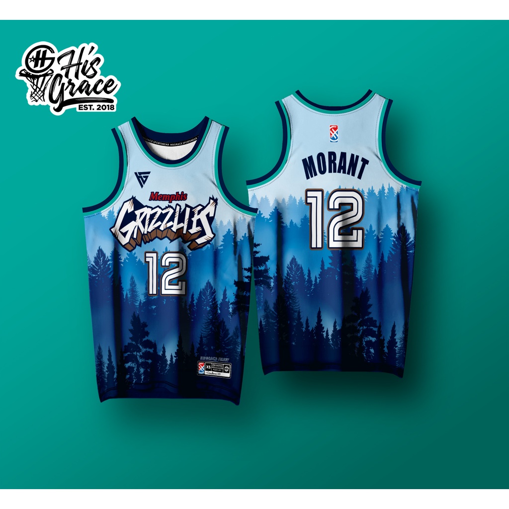 BLUE GRIZZLIES MEMPHIS JA MORANT HG CONCEPT JERSEY