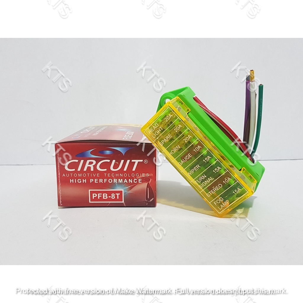 UNIVERSAL 8 TERMINAL PLUGIN FUSE BOX (PFB8T) Shopee Philippines