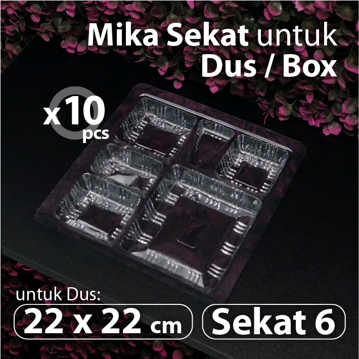 Package Of 10pcs - Mika Bulkhead 6box Rice Mat 22x22 cm | Shopee ...