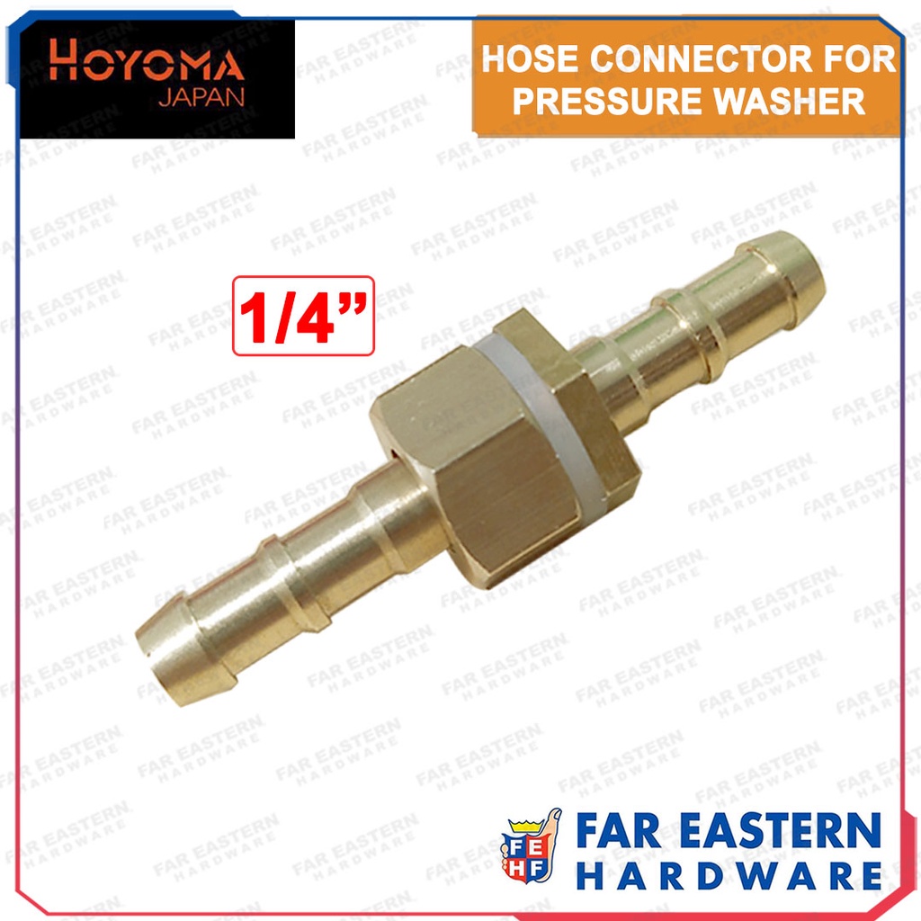 HOYOMA Hose Coupler Connector For Pressure Washer 1/4" HYVAR Shopee