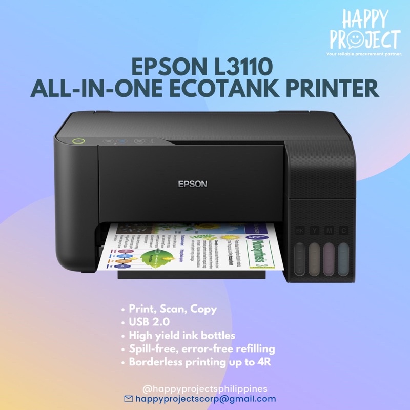 Epson L3210 continous ink tank printer | Shopee Philippines