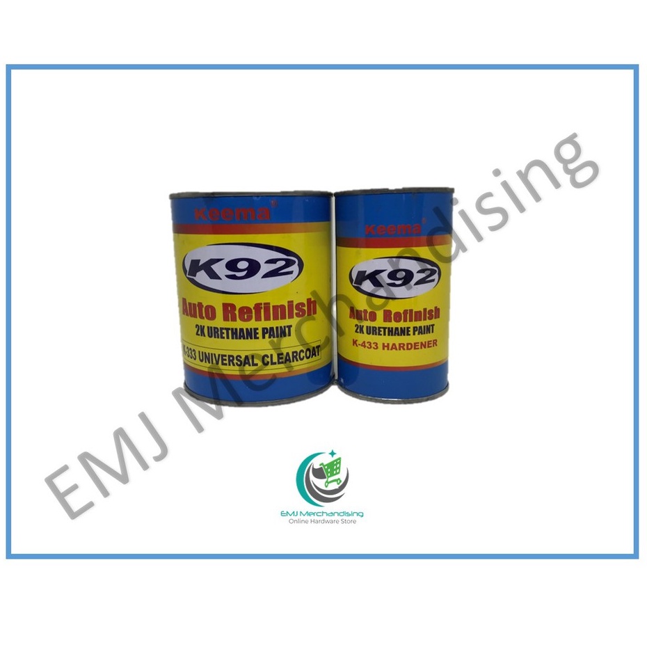 EMJ K92 2K Urethane Paint K333 Universal Clearcoat/Topcoat Shopee