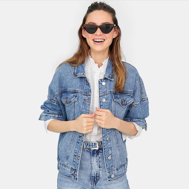 Stradivarius jeans outlet jacket