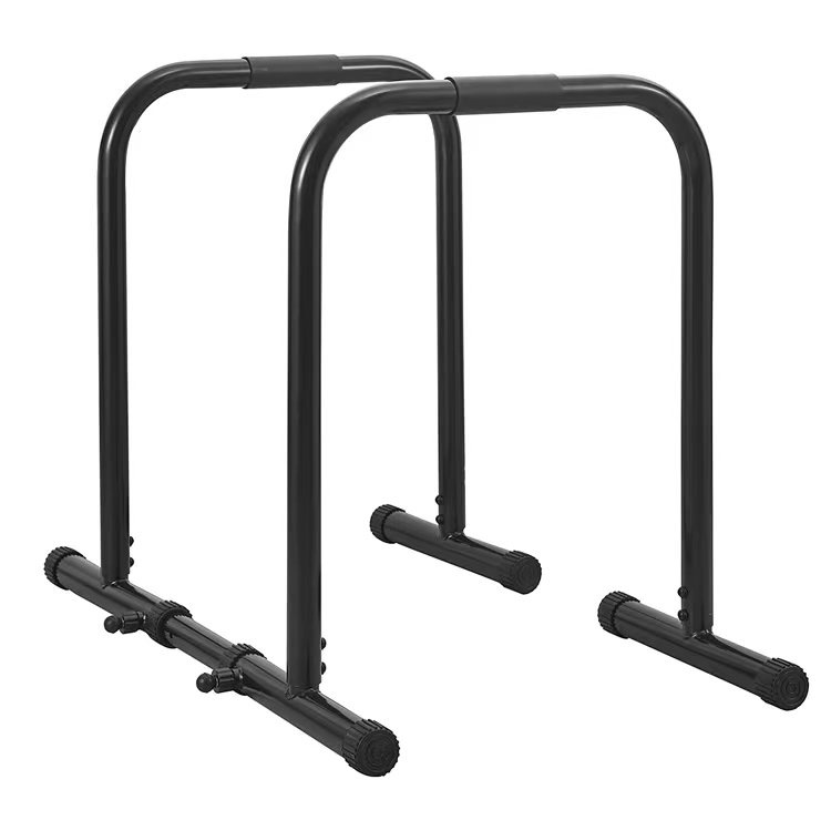 Indoor Power Parallel Parallettes Pair Push Up Dip Bars Gymnastic Heavy