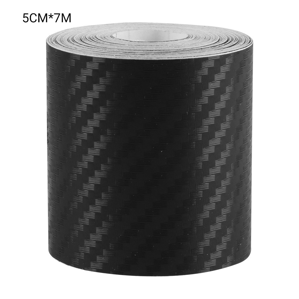 Anti Scraping Tape Auto Door Sill Tape Protective Film 3D Carbon Fiber