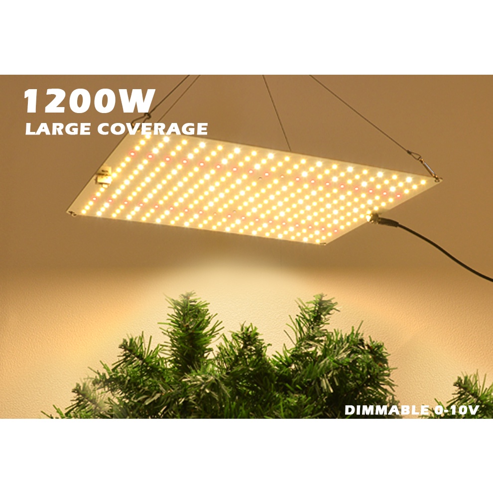 Cannabmall LM281B Quantum LED Grow Light UV&IR Chip 1200W Full Spectrum ...