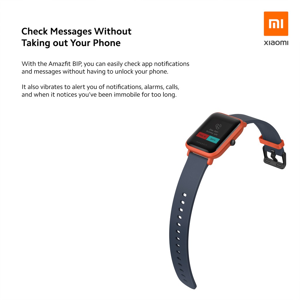Amazfit xiaomi mi bip watch hotsell