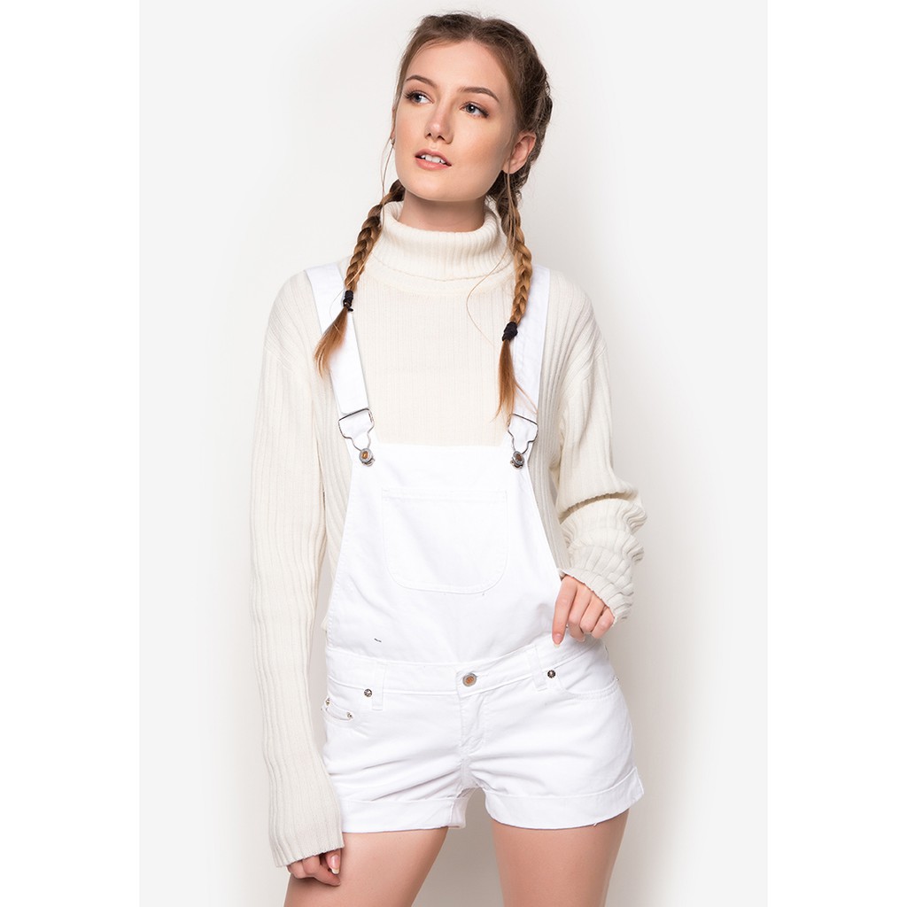Next Jeans Basic Jumper Shorts White Shopee Philippines