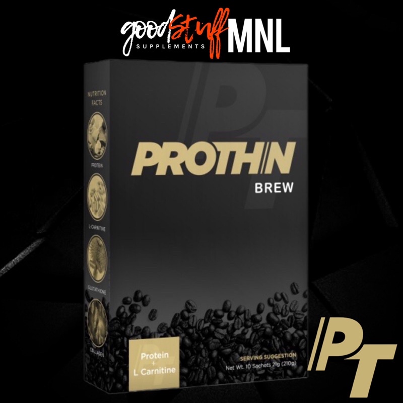 Prothin BREW Coffee mix with LCarnitine, Collagen, Glutathioone