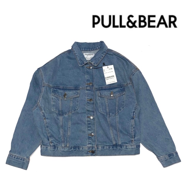 Overruns Pull Bear Oversized Denim Jacket for Women