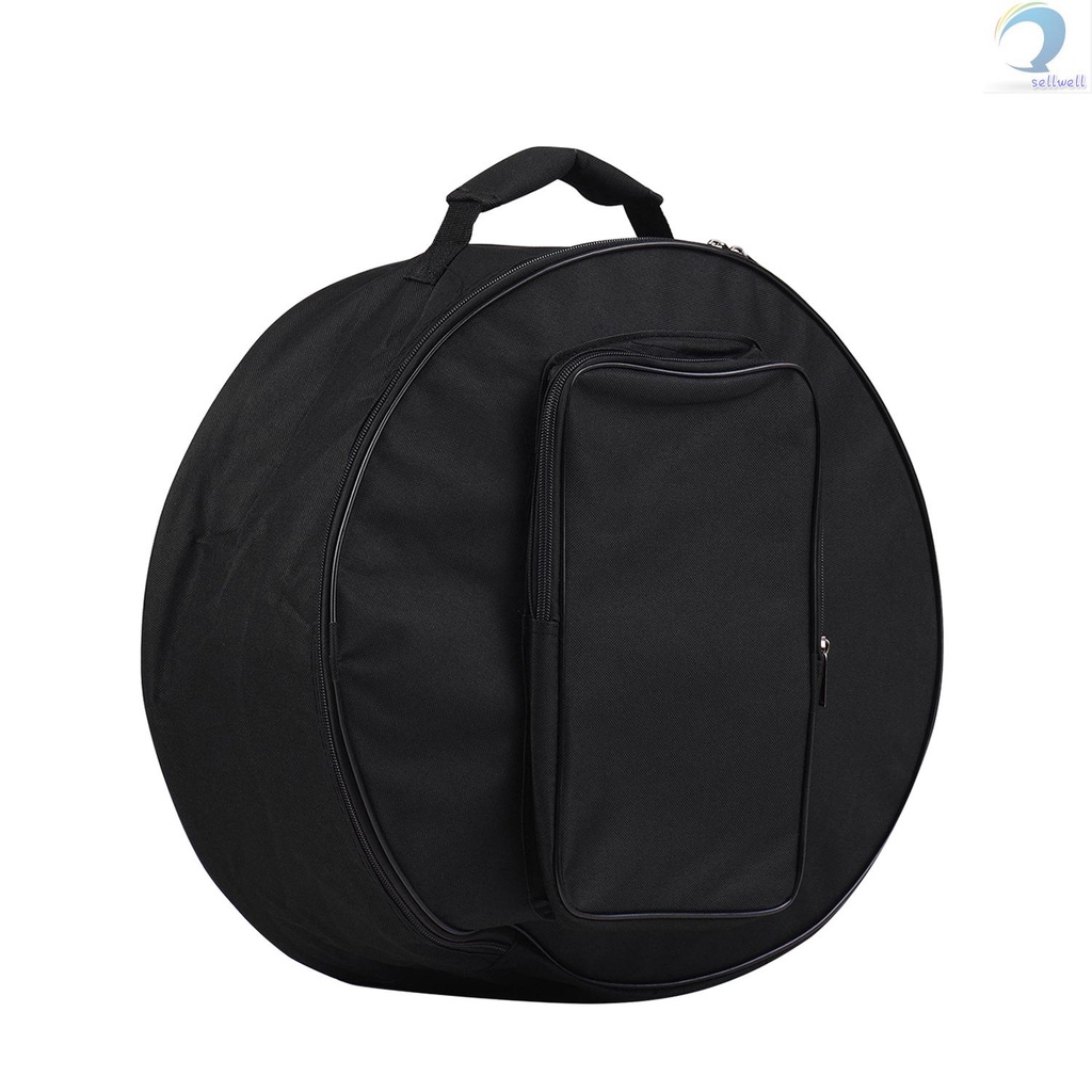 [sellwell] Compact Snare Drum Bag Backpack Case with Shoulder Strap