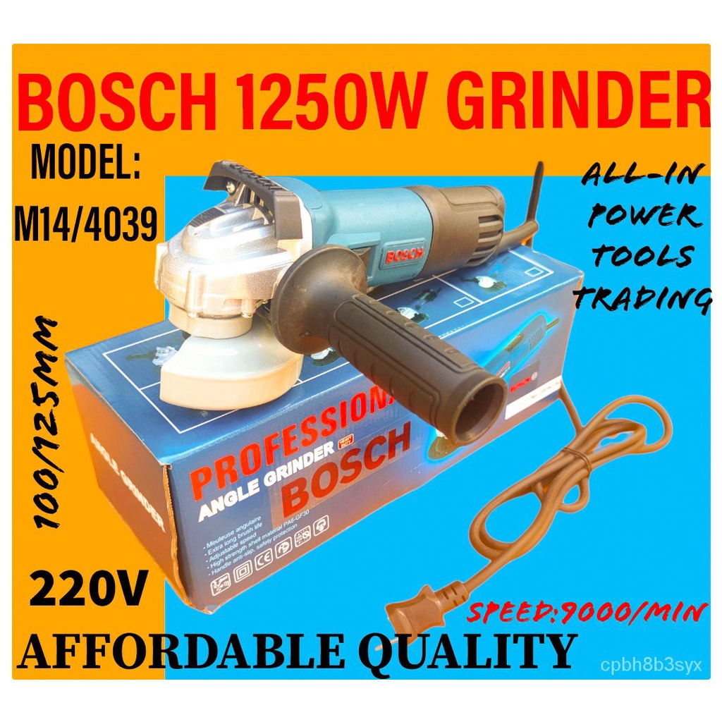 HEAVY DUTY Angle Grinder BOSH 1250watts germany Made Angle Grinder