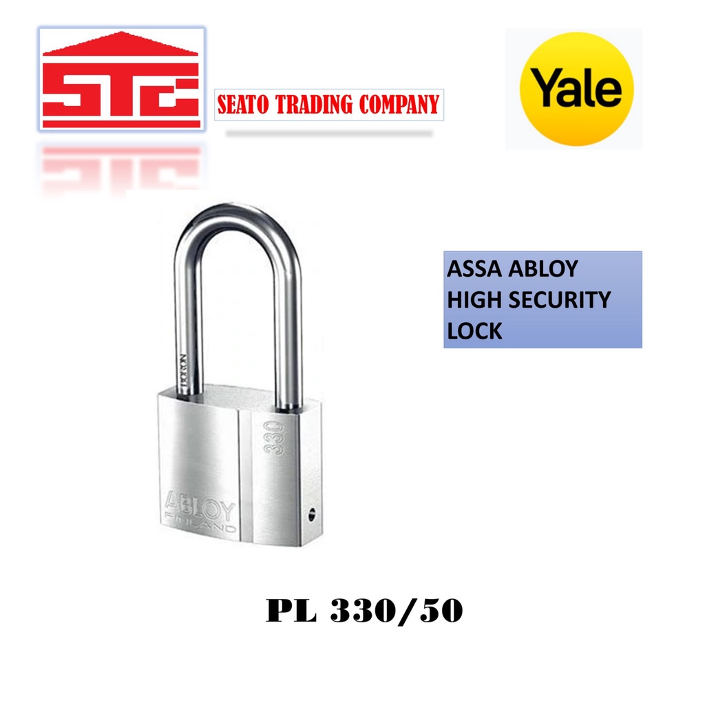 PADLOCK - YP 31- ASSA ABLOY HIGH SECURITY PADLOCK (PL330-50) | Shopee ...