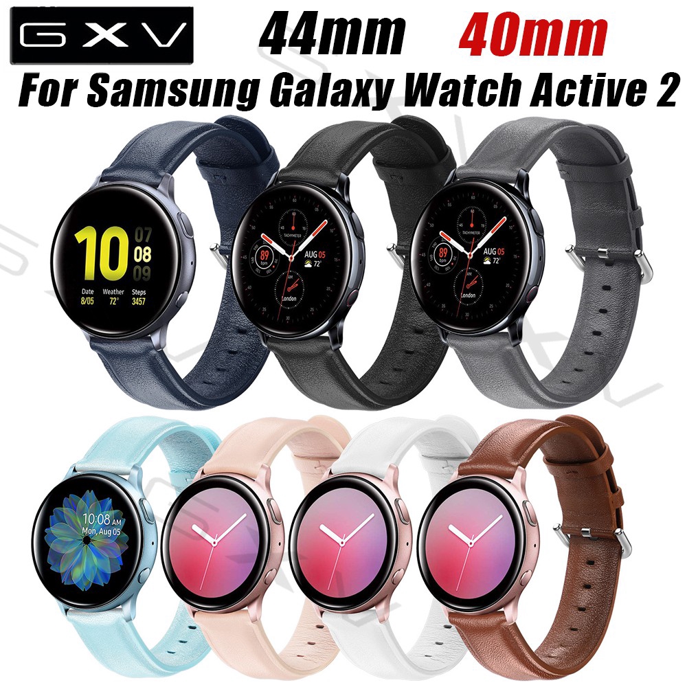 Genuine Leather Wrist Band for Samsung Galaxy Watch Active Active 2 40mm 44mm Replacement Strap Shopee Philippines