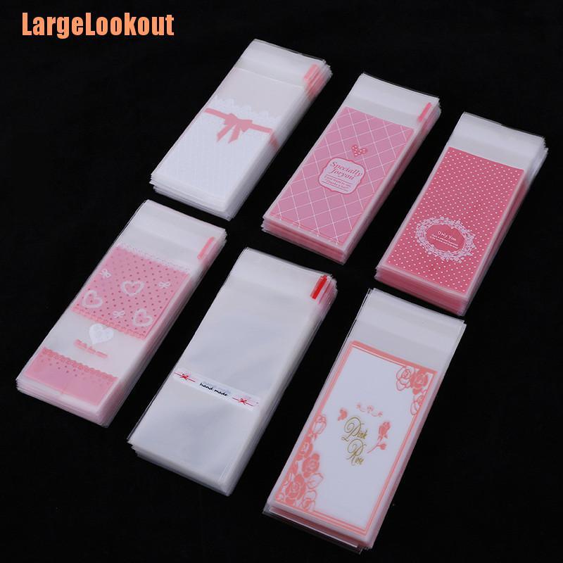 LargeLookout///100Pcs Mini plastic cookie packaging cupcake wrapper ...