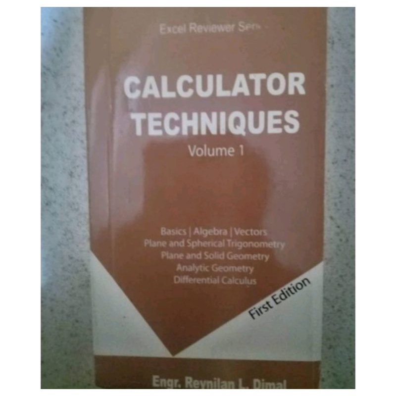 Calculator Technique vol.1 | Shopee Philippines
