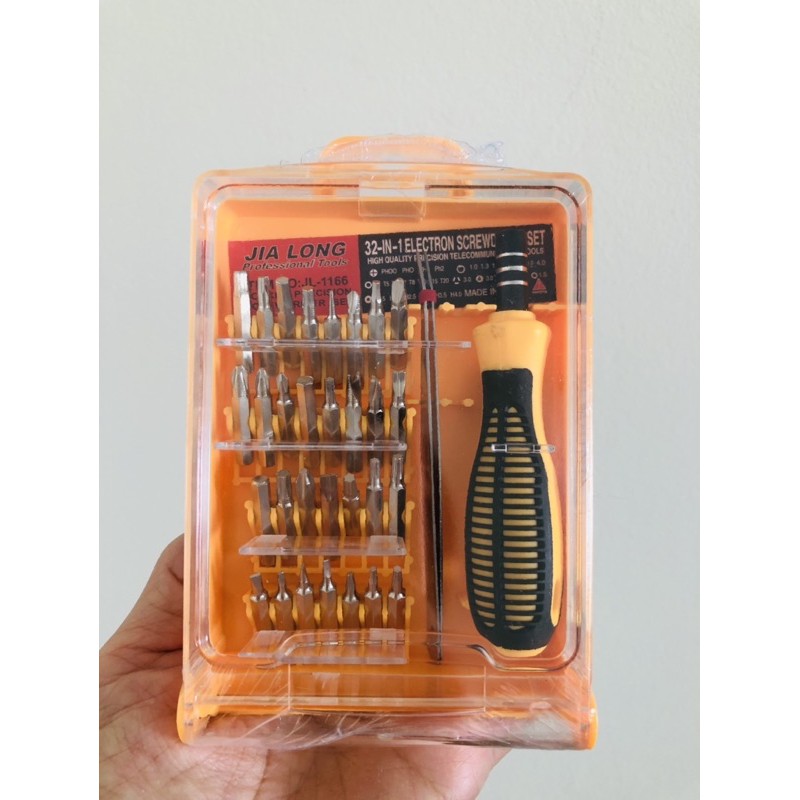 Portable Universal Screwdriver Set With 32 Types Of Replacement Heads
