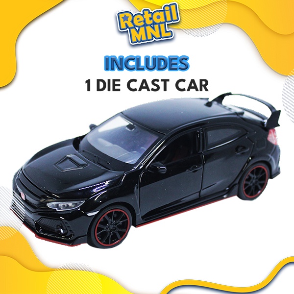 Retailmnl Collectible Honda Civic Type-R with Lights and Sounds Die ...