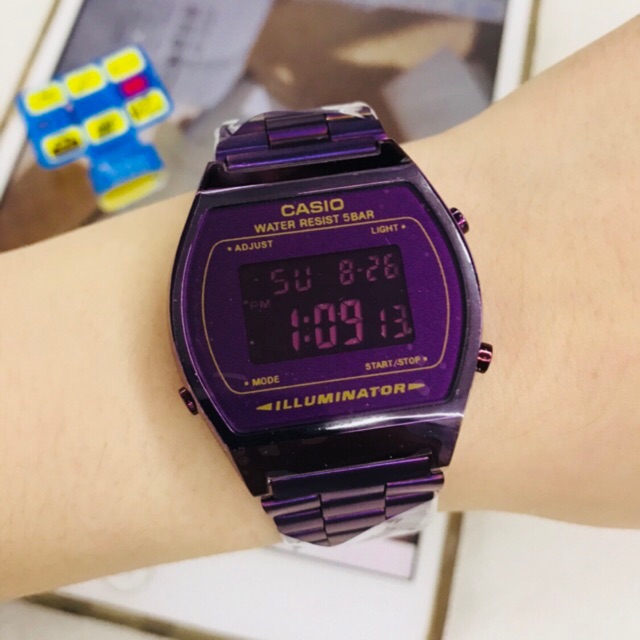 Casio shop violet vintage