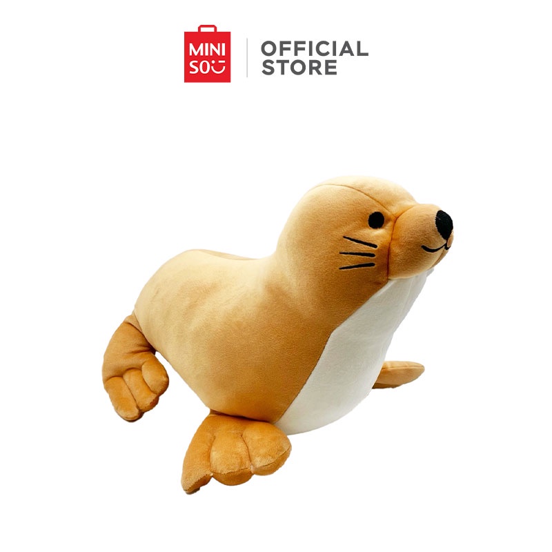 MINISO Ocean Series 3.0 11in Yellow Seal Plush Toy Shopee Philippines