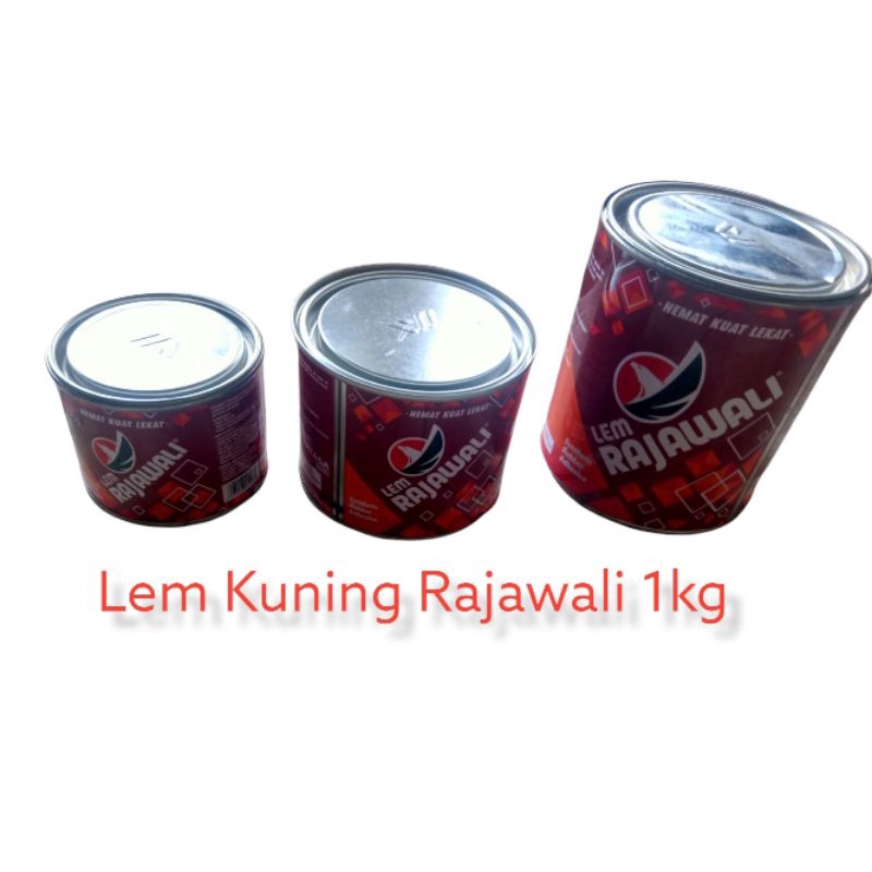 Yellow Glue Rajawali Cans 600gram/1kg | Shopee Philippines