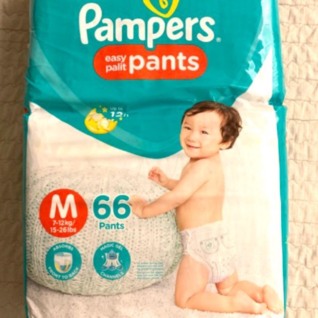 Pampers pants medium hot sale 66 pieces price