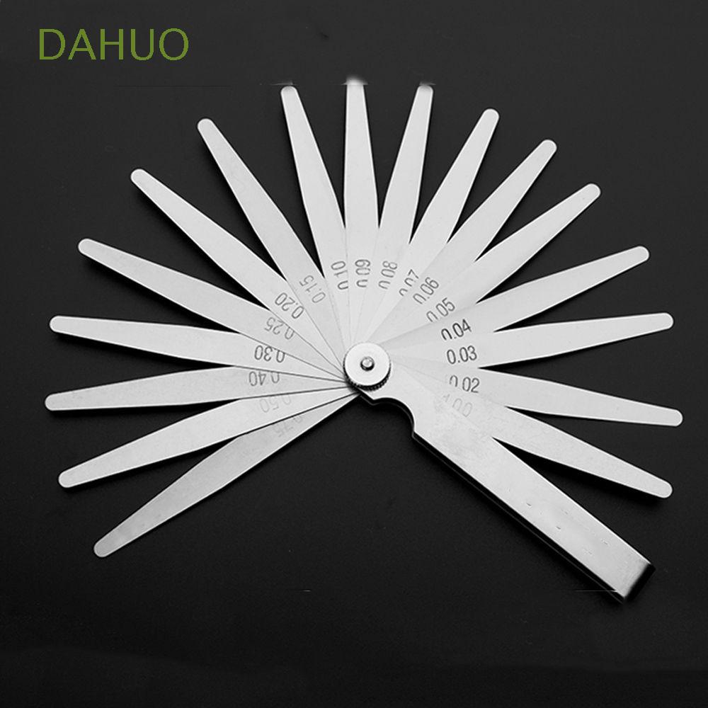 DAHUO Stainless Steel Feeler Gauges 0.02-1.00MM Measurements Tool ...