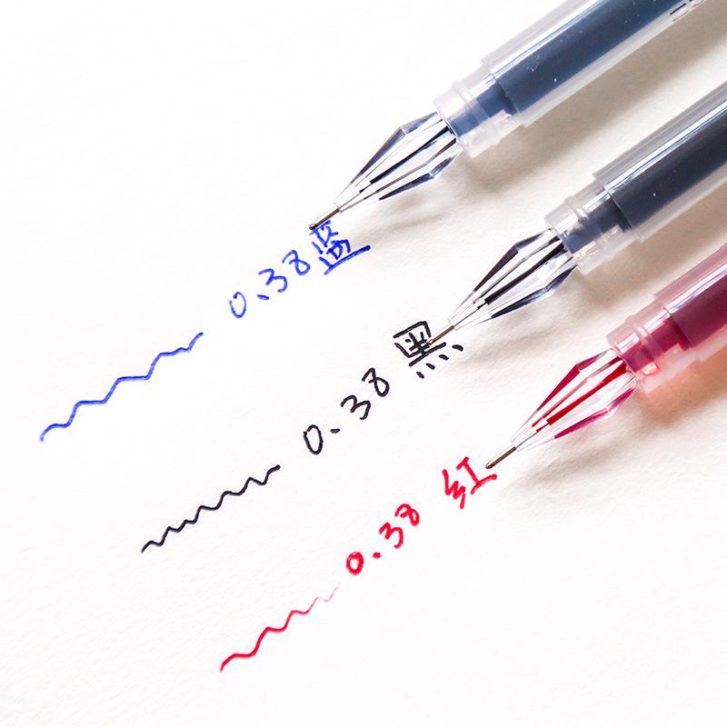 Zuixua Gel Pen 0.38 mm Student stationery blue/ black/ red Shopee