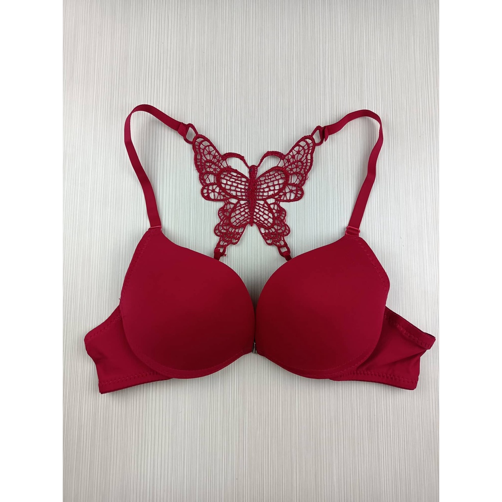 Front Closure Bra Padded Bra Push Up Bra Front Lock Sexy Bra With Wire Womens Underwear Shopee 