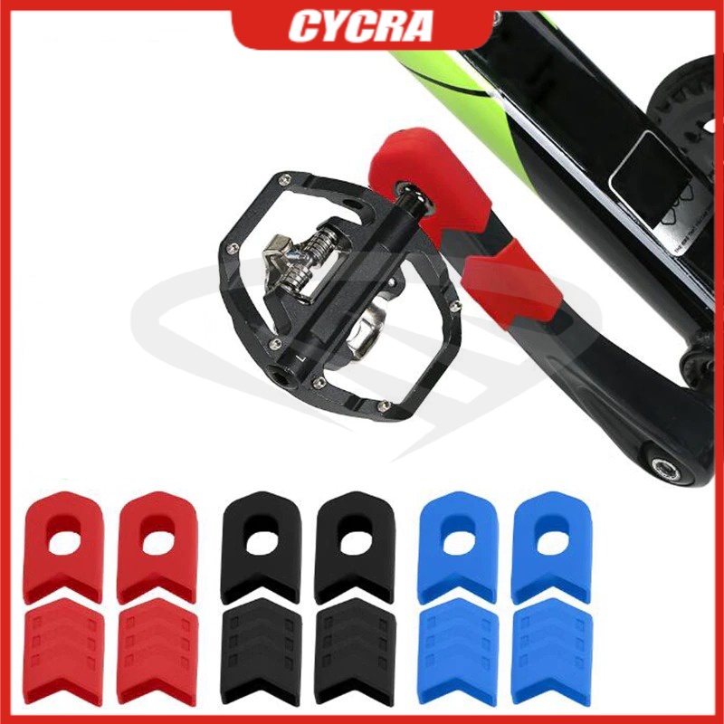 Crank Arm Boots 2-Pack Bicycle Crank Arm Protectors - MTB Mountain Bike Crank Cover Sleeves, Multiple Colors MTB Mountain Bike Crank Arm Protective Cover Sleeves 2 Piece