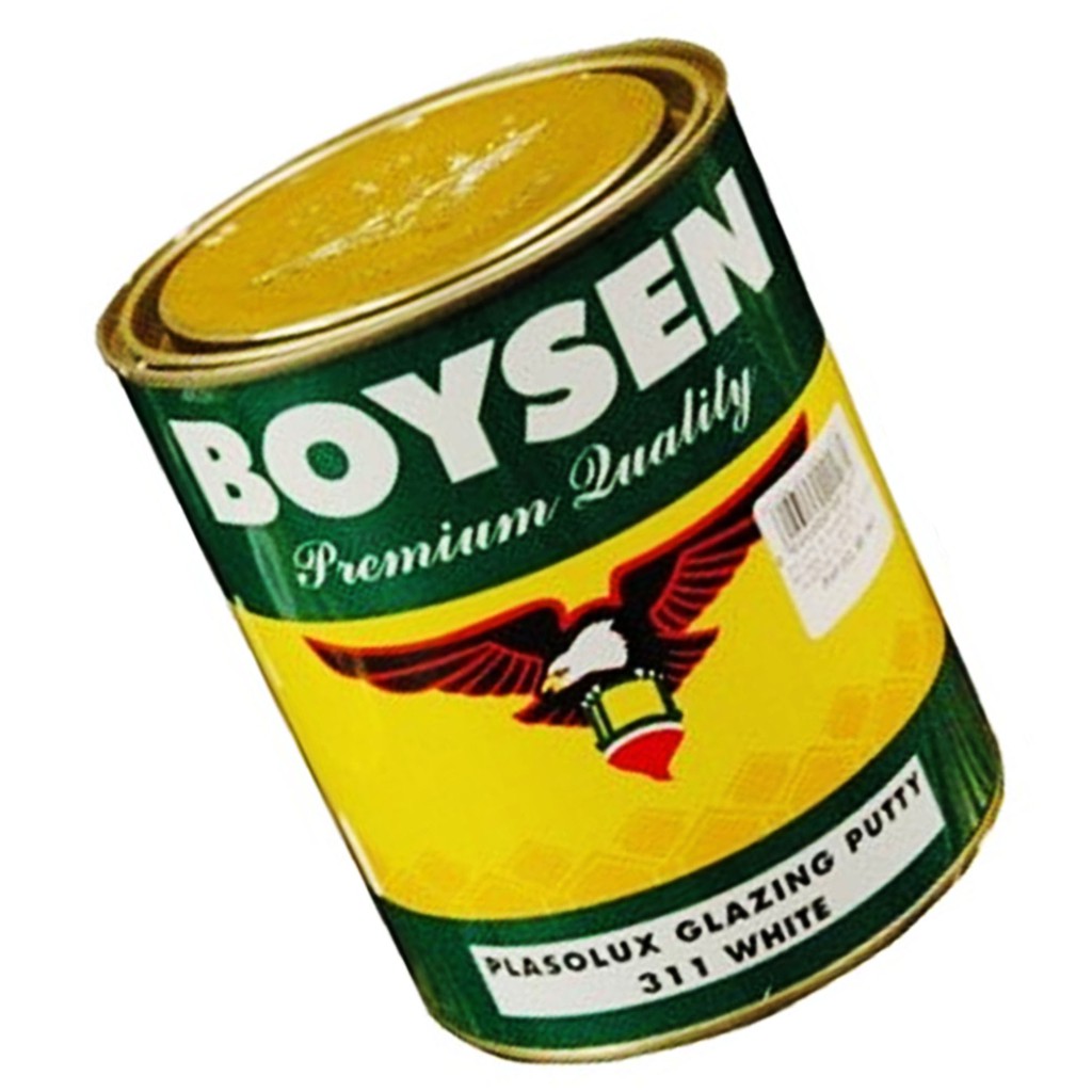 BOYSEN PLASOLUX GLAZING PUTTY B311 WHITE ( 1 LITER 1 LITER