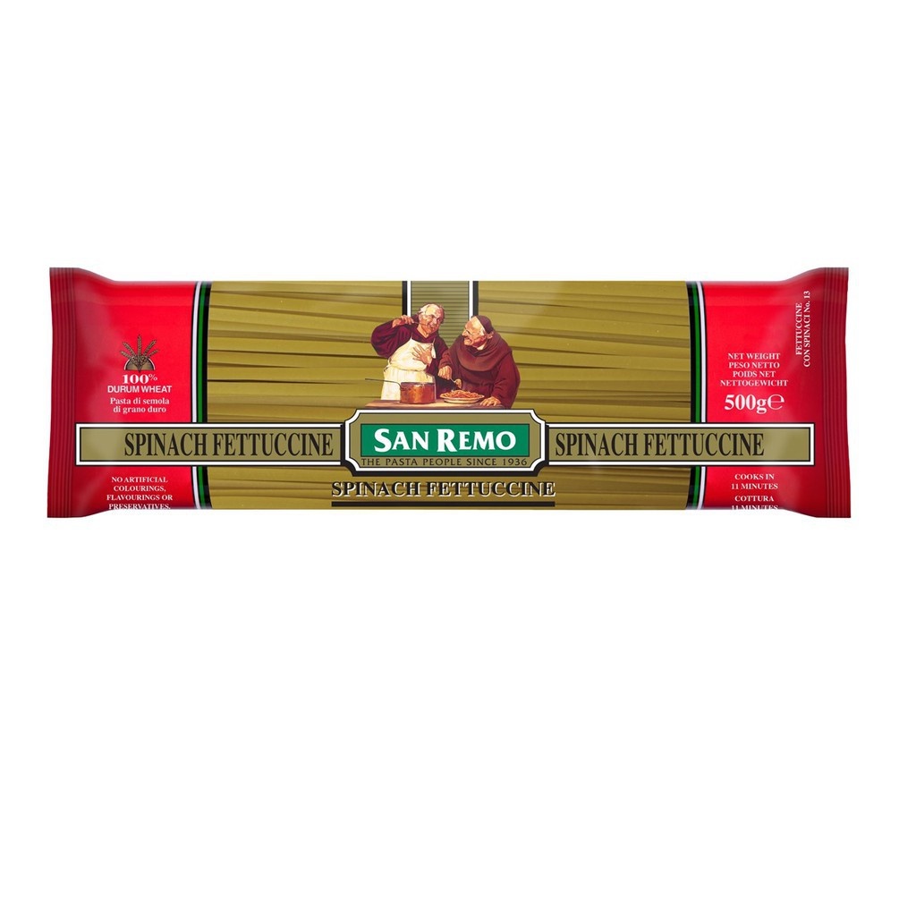 San Remo Spinach Fettuccine 500g Shopee Philippines