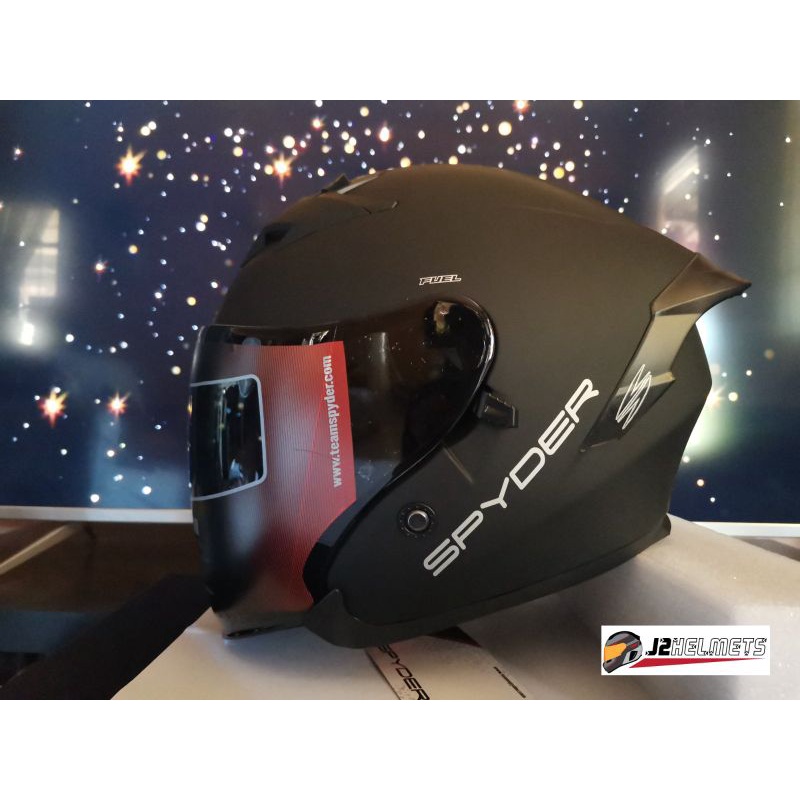 Spyder Fuel Dual Visor Half Face Helmet Shopee Philippines