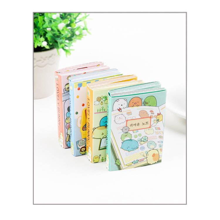 Cartoon 6 Folding Memo Pad Sticky Notes Memo Notepad Bookmark ...