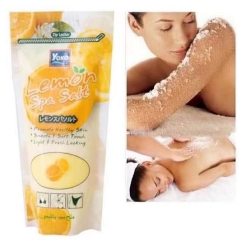 Yoko Lemon Spa Salt Body Scrub 300g Shopee Philippines