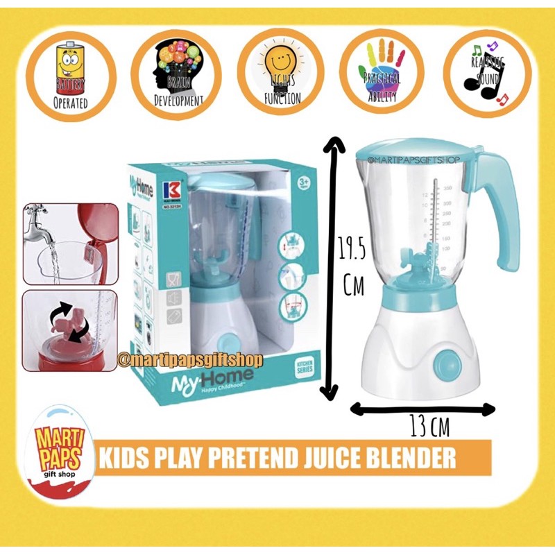 Battery Operated Carton Household Toy Kitchen Blender Toy Kids