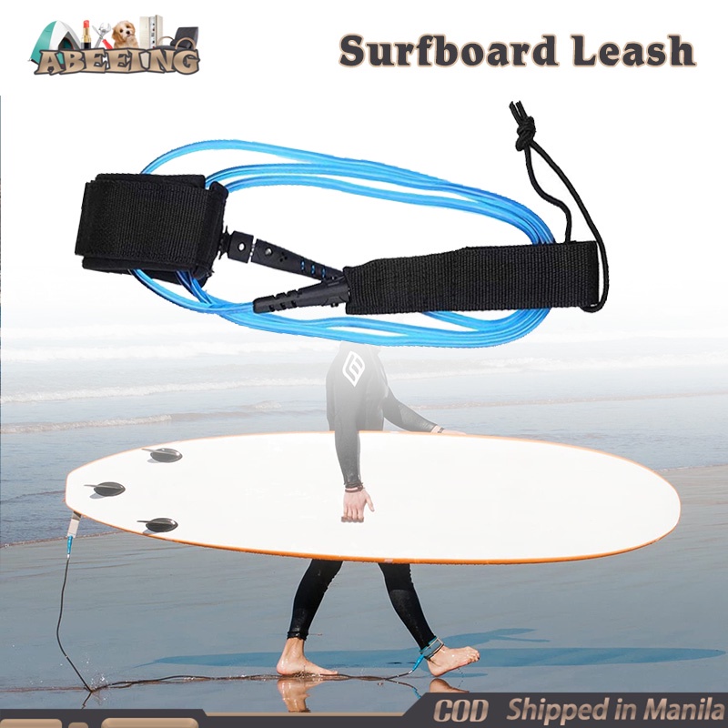 6 FT Premium Straight Surfboard Leash Surf Leg Rope For All Types Of ...