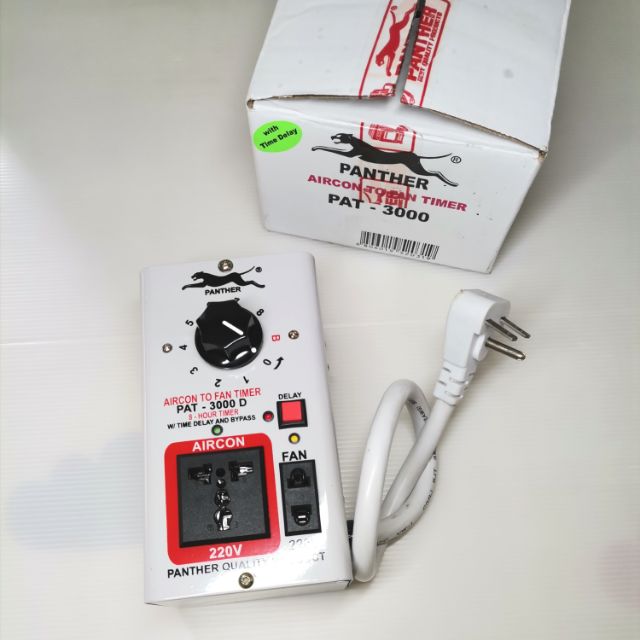Panther PAT3000D Aircon to Fan Timer with Time Delay and Bypass