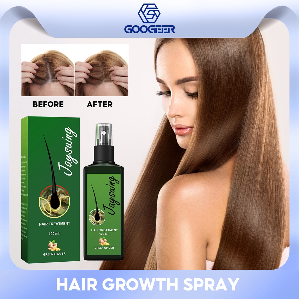 Jaysuing Green Ginger Hair Growth Spray Serum Ginger Hair Lotion ...