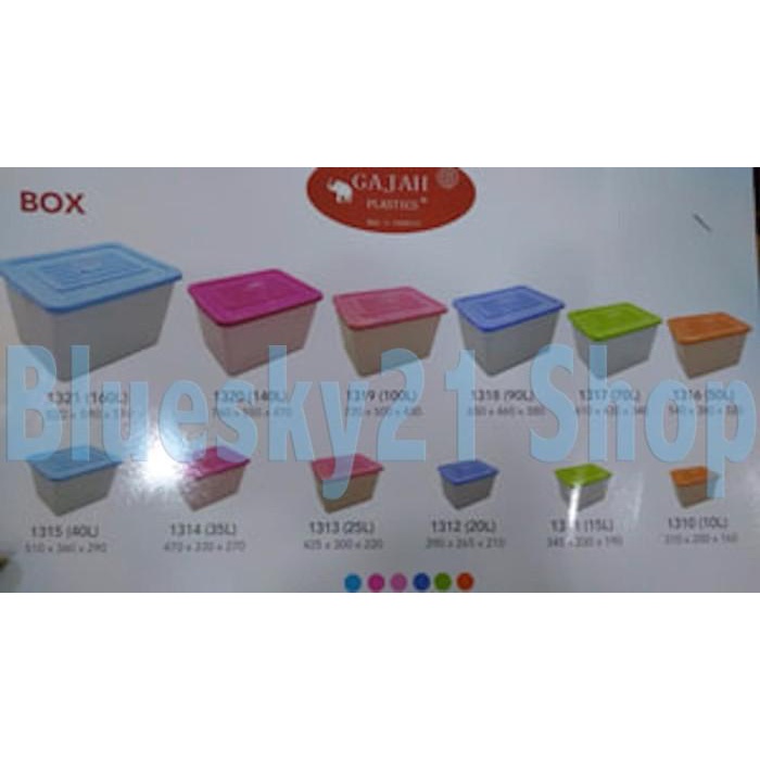 Container Box / Multiple CONTAINER 1321 (160L) - Plastic Elephant ...