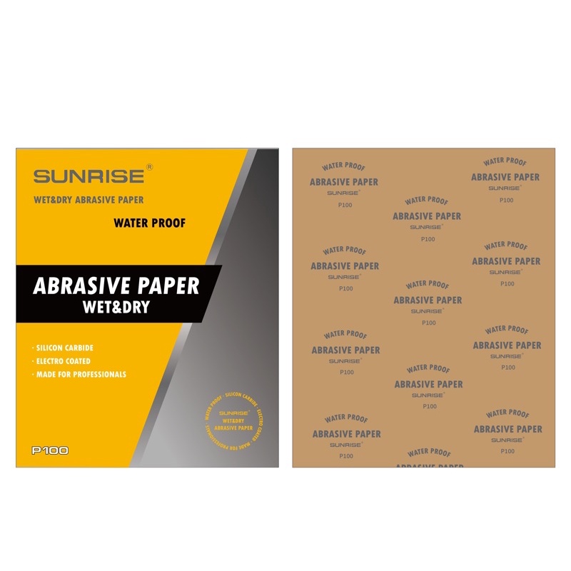 Sunrise LIHA waterproof SAND PAPER sanding paper 60 80 100 120 150
