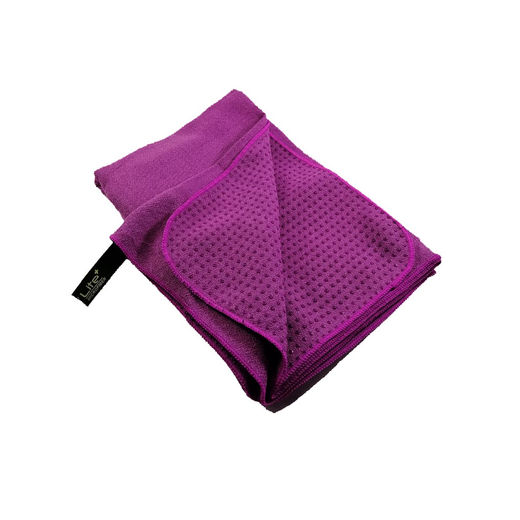 Cush Yoga Towel - 100% Microfiber Yoga Mat Towels - Without