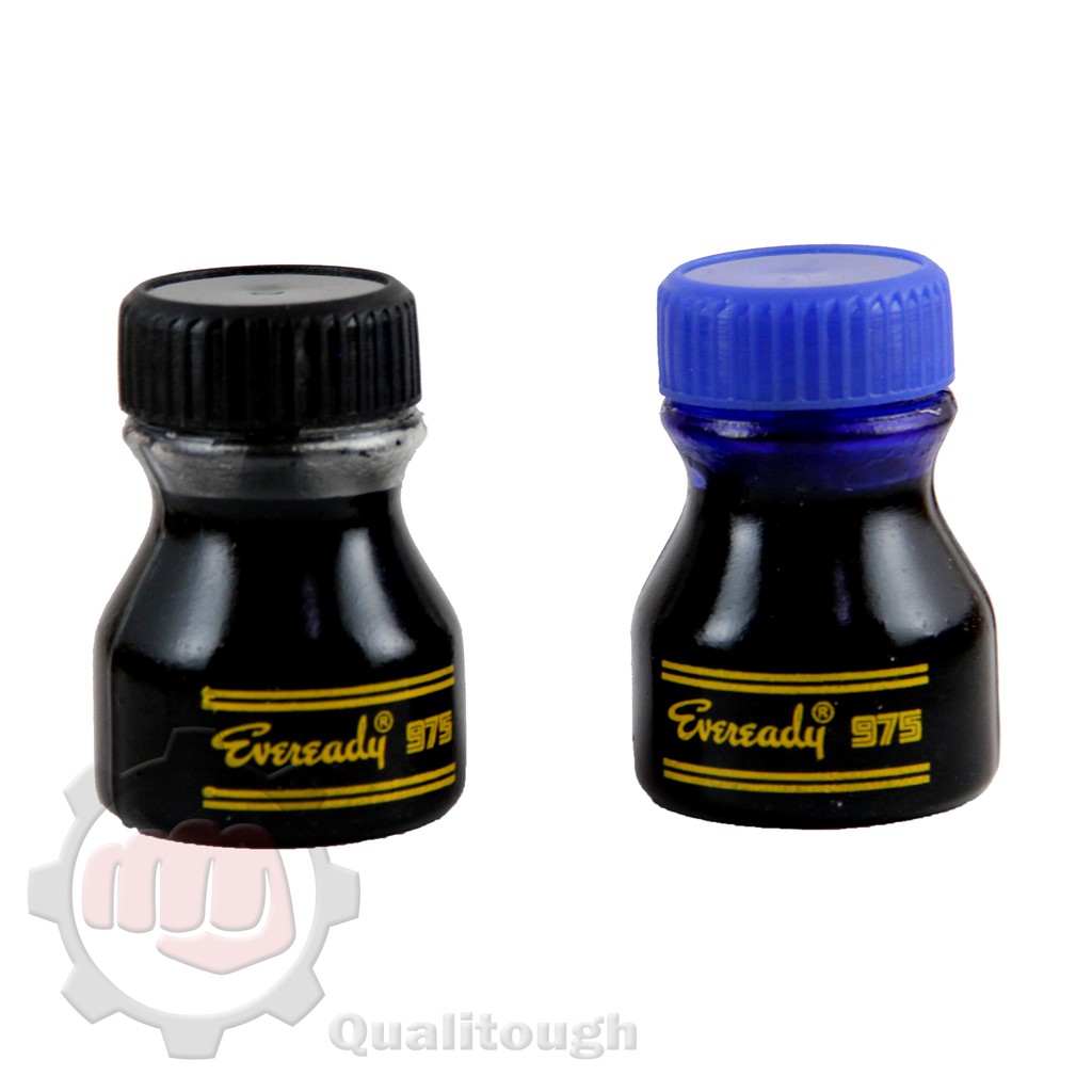 Eveready stamp pad ink 30mL (black / blue / red) Shopee Philippines