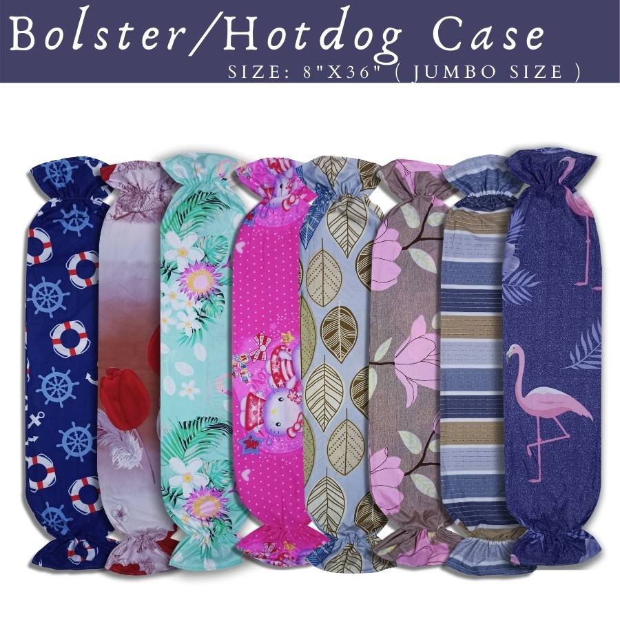 SABANA Bolster/ Hotdog Pillow Case 8x36in Premium Canadian Cotton Dakki