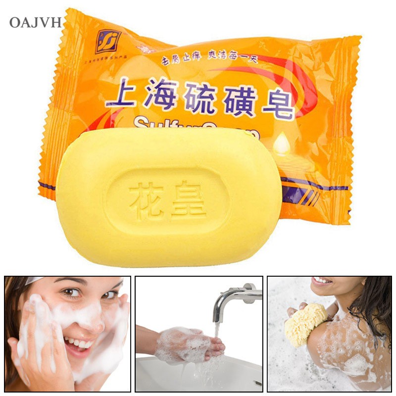 【Ready Stock】☇OA 85g Sulphur Soap Skin Care Dermatitis Fungus Eczema