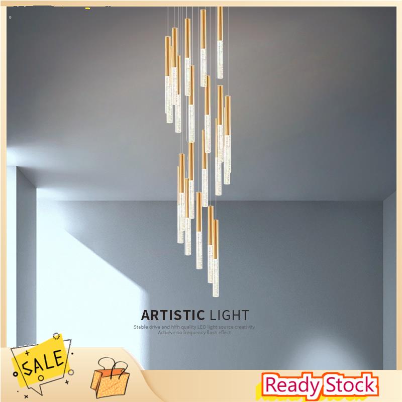 7ttm9zeahiStair Chandeliers Modern Led Chandeliers Villa Duplex Spiral