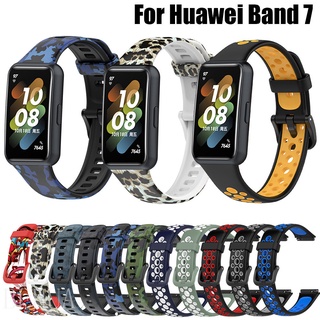 Genuine Leather Strap for Huawei Band 7 Watchband Bracelet Replacement  Wristband Fashion Sports Belt Correa huawei band7 Straps