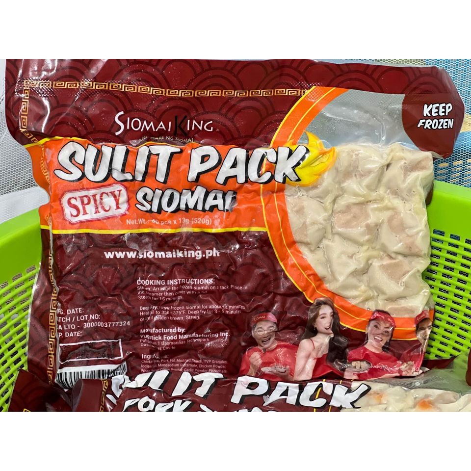 Sulit Pack 40s Spicy Pork Siomai Shopee Philippines